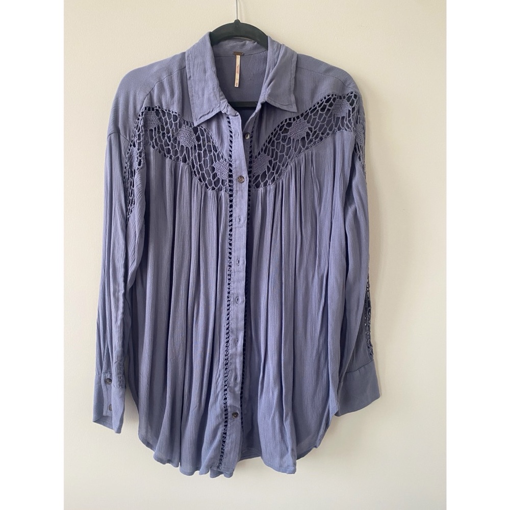 Free People Buttondown Top
